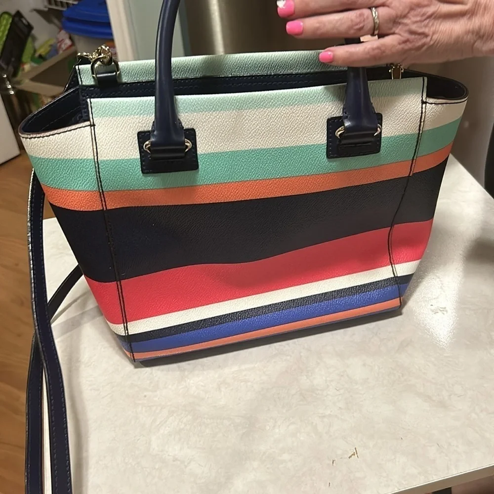 Striped Kate Spade Handbag